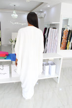 1 Dayo White Crepe  Kaftan