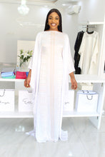 1 Lara Sisi Kaftan White Vine