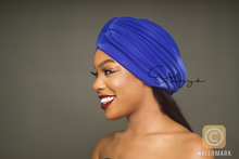 Peju Royal Blue Turban