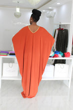 1 Bimpe Hand beaded Orange Kaftan