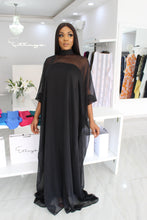 1 Eniyii Chiffon Black Kaftan