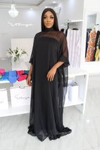 1 Eniyii Chiffon Black Kaftan