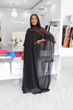 1 Eniyii Chiffon Black Kaftan