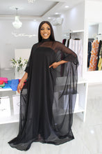 1 Eniyii Chiffon Black Kaftan