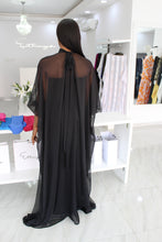 1 Eniyii Chiffon Black Kaftan