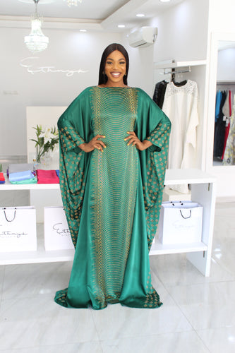 1 Lara Sisi Kaftan Forest Green