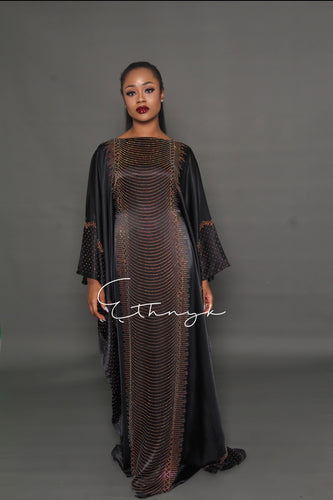 1 Lara Sisi Kaftan Black